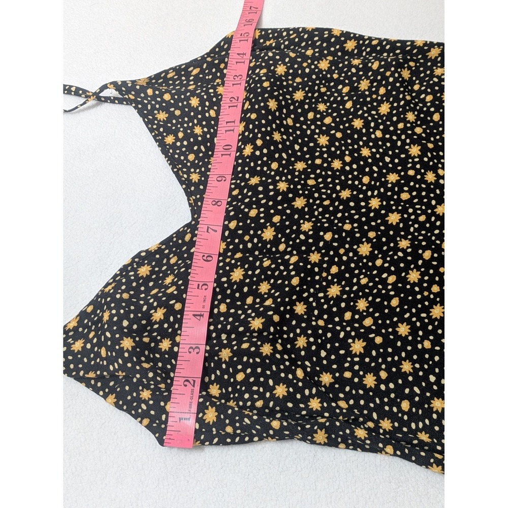Reformation Slip Dress Crimini Midi Posie Ditsy Floral Black Size 4 Pullover - Picture 11 of 12
